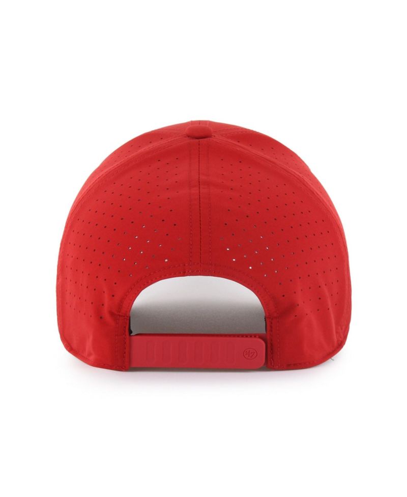 Men's Red Kansas City Chiefs Vent MVP Adjustable Hat