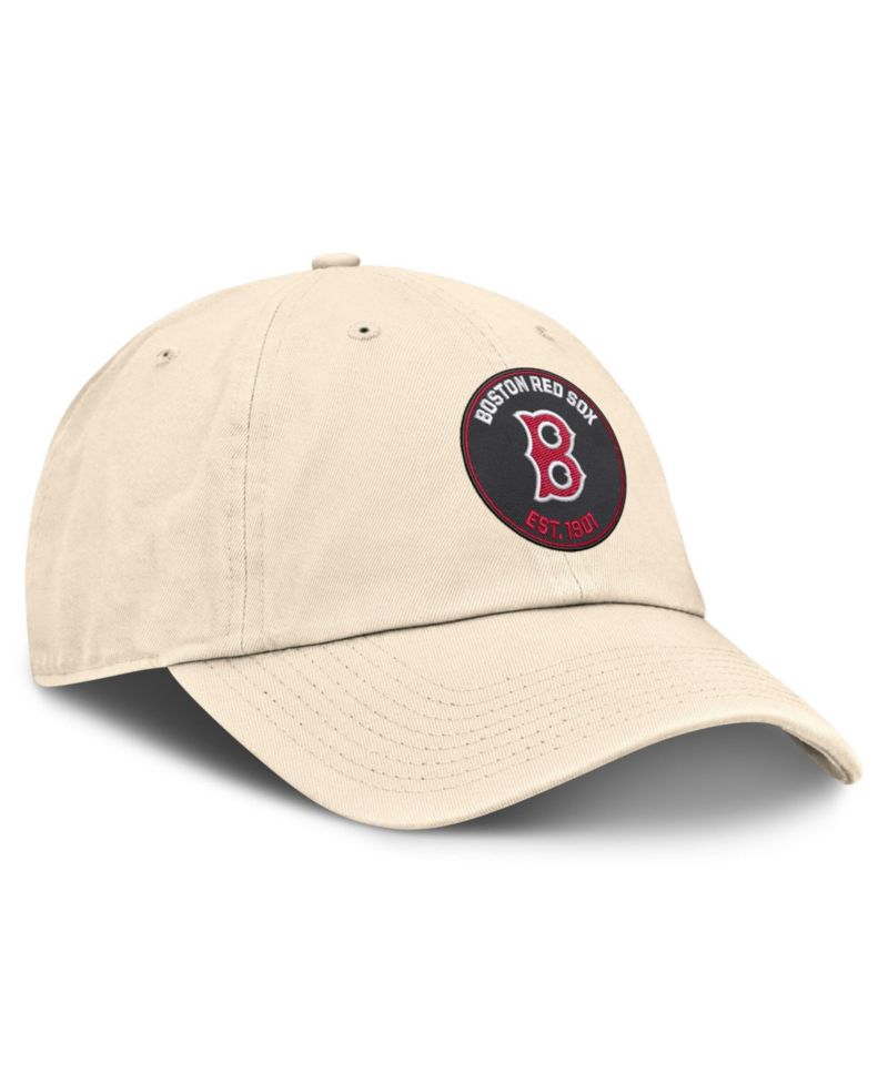 Men's Natural Boston Red Sox Cooperstown Collection Club Adjustable Hat