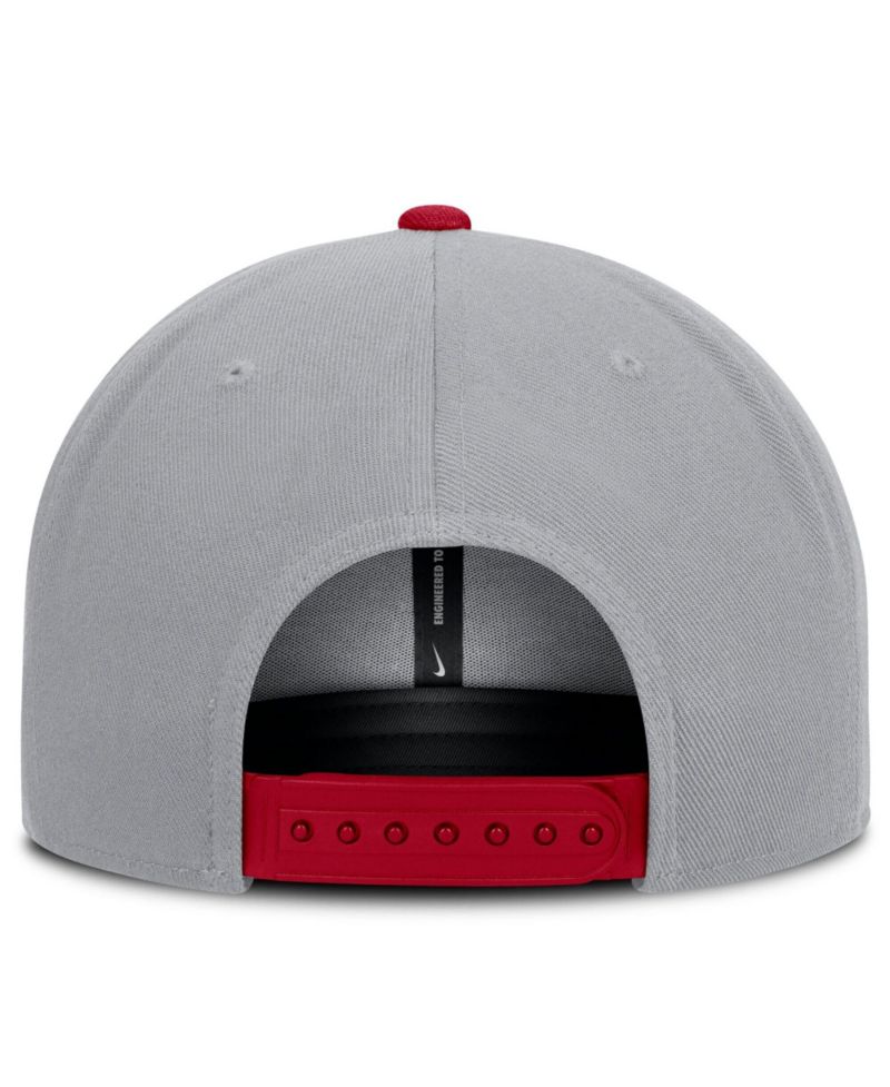 Men's Gray/Red St. Louis Cardinals Primetime Pro Dri-FIT Snapback Hat