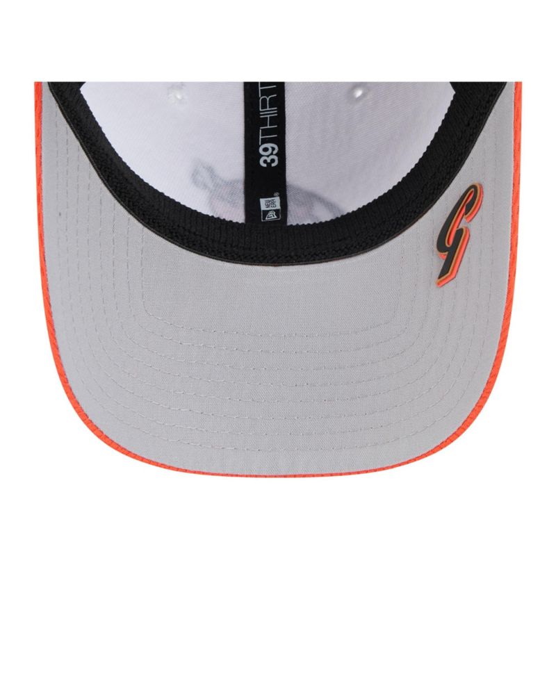 Men's Black/Orange San Francisco Giants 2025 MLB Clubhouse 39THIRTY Flex Hat