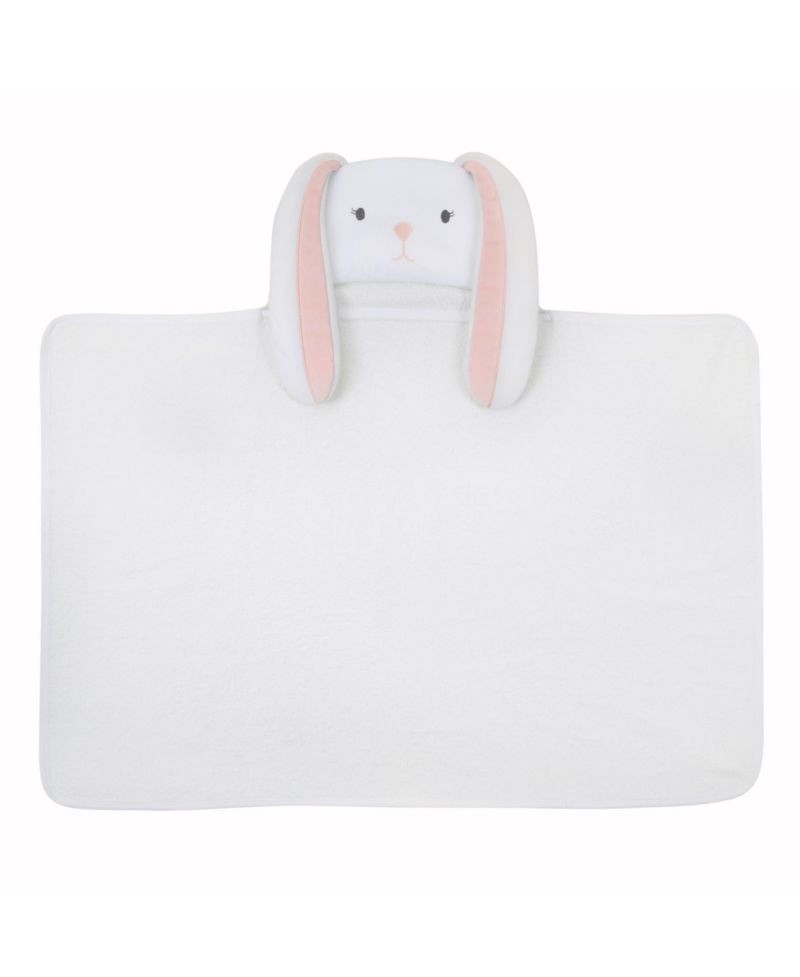 Baby Lambs and Ivy Baby/Infant Luxury Cotton Terry Bunny Hooded Bath Towel