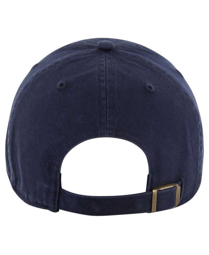 Men's Navy Washington Capitals Core Logo Clean Up Adjustable Hat