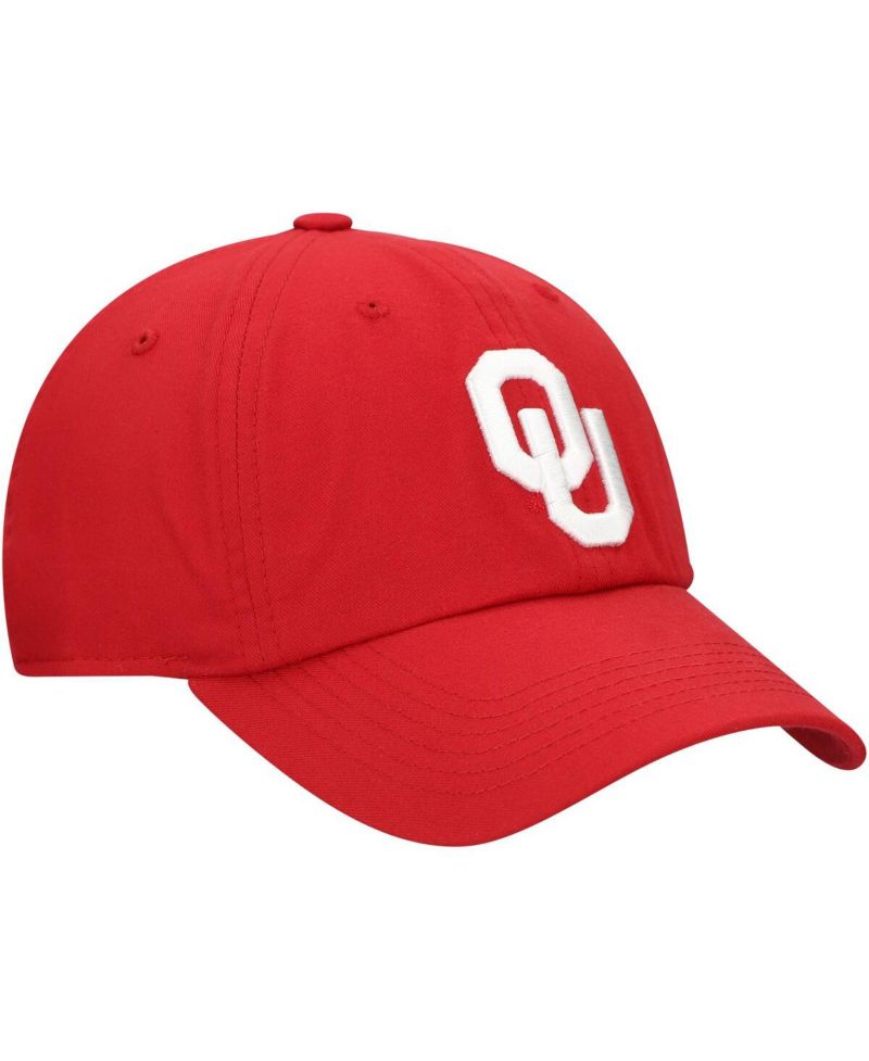 Men's Crimson Oklahoma Sooners Staple Adjustable Hat