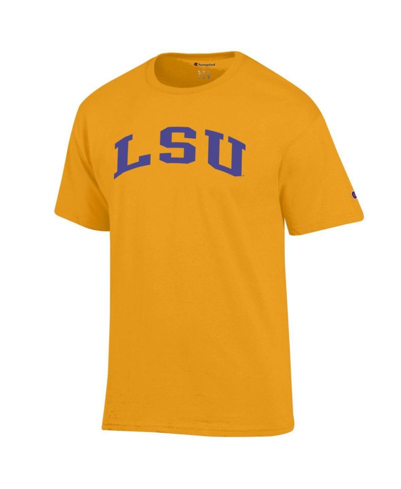 Men's Purple LSU Tigers Basic Arch T-Shirt