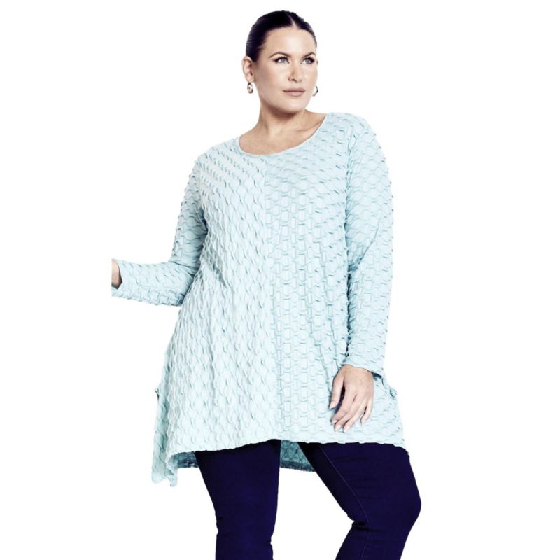 Women's Plus Size Tiarne Two Tone Tunic