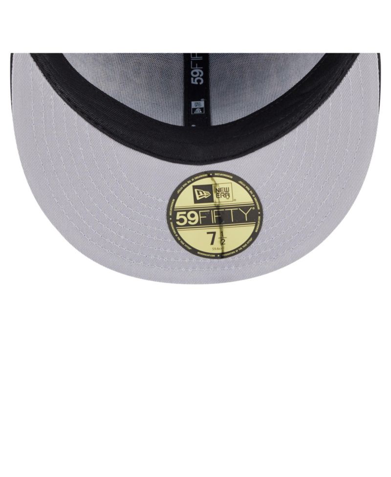 Men's Black Pittsburgh Steelers Oversized 59FIFTY Fitted Hat