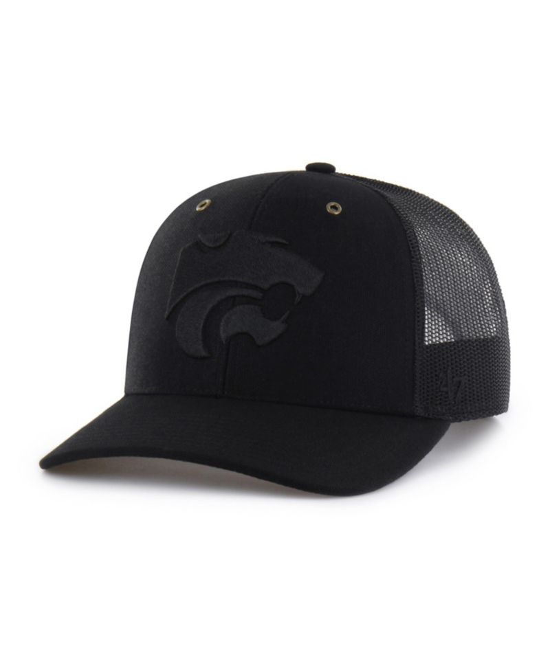 Carhartt x '47 Men's Black Kansas State Wildcats Trucker Adjustable Hat