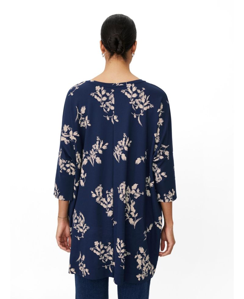 Women's MaGabini Floral 3/4-Sleeve Tunic Top