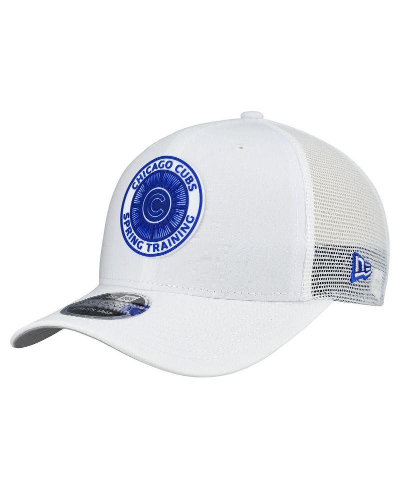 Men's White Chicago Cubs 2026 Spring Training Fan Pack 9SEVENTY Adjustable Trucker Hat