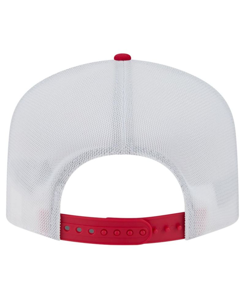 Men's Scarlet/White San Francisco 49ers Patch 19TWENTY Adjustable Hat