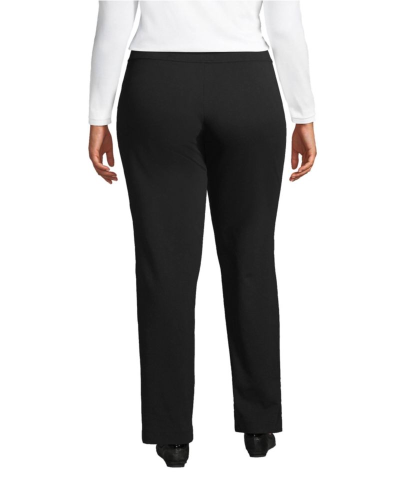 Plus Size Starfish Mid Rise Straight Leg Pants