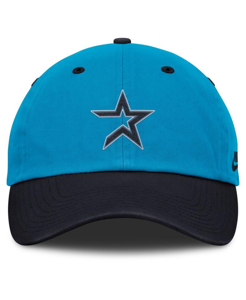 Men's Blue/Navy Houston Astros Neon 90s Club Adjustable Hat