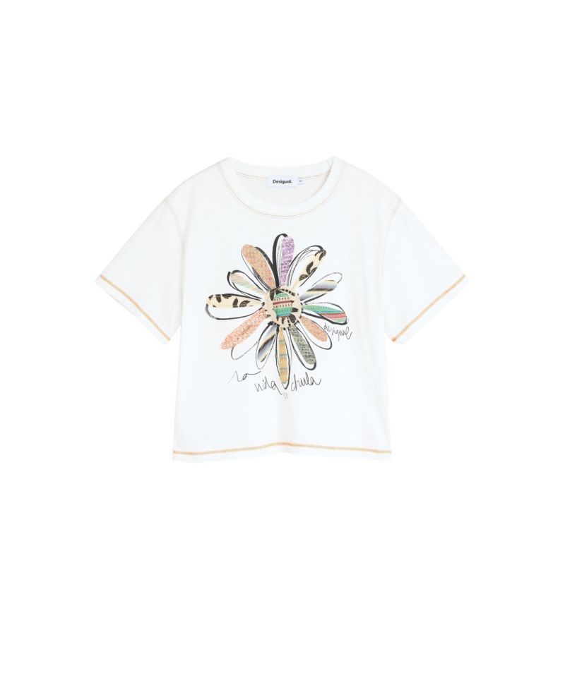 Women's Floral Print T-shirt 100% Cotton