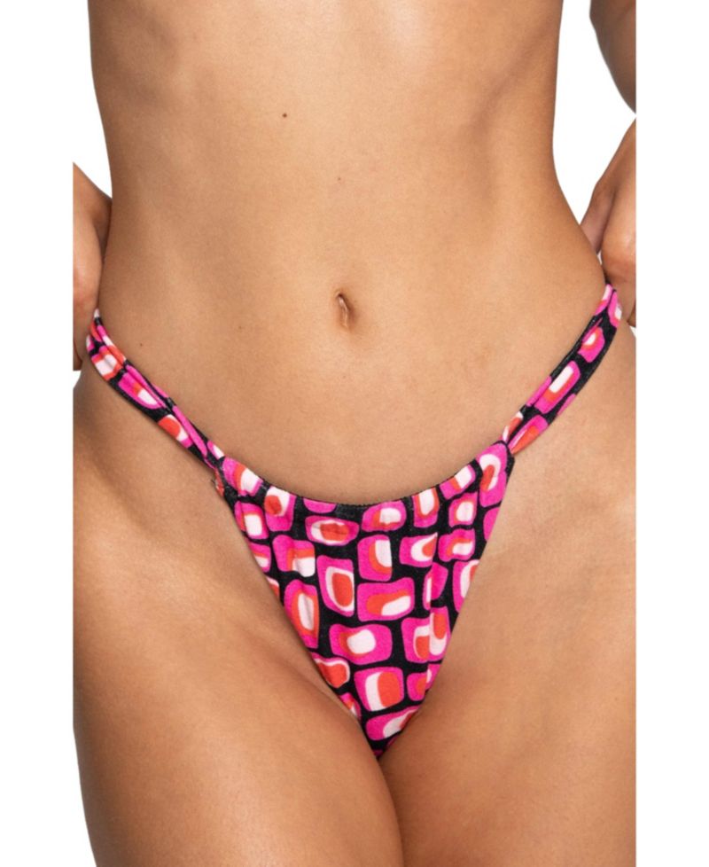 Women's Nia High-Waisted Cheeky Ruched Bikini Bottom