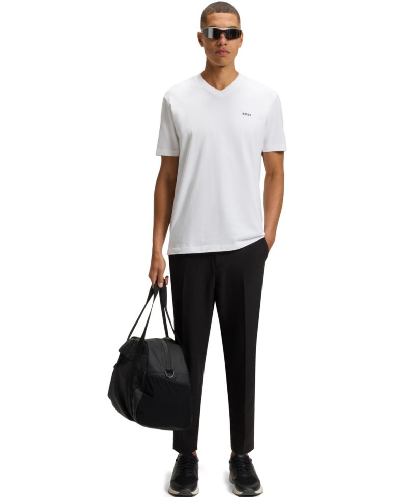 Men's Contrast Logo Regular-Fit T-Shirt