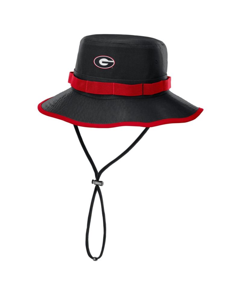 Men's Black Georgia Bulldogs 2026 Sideline Apex Boonie Bucket Hat
