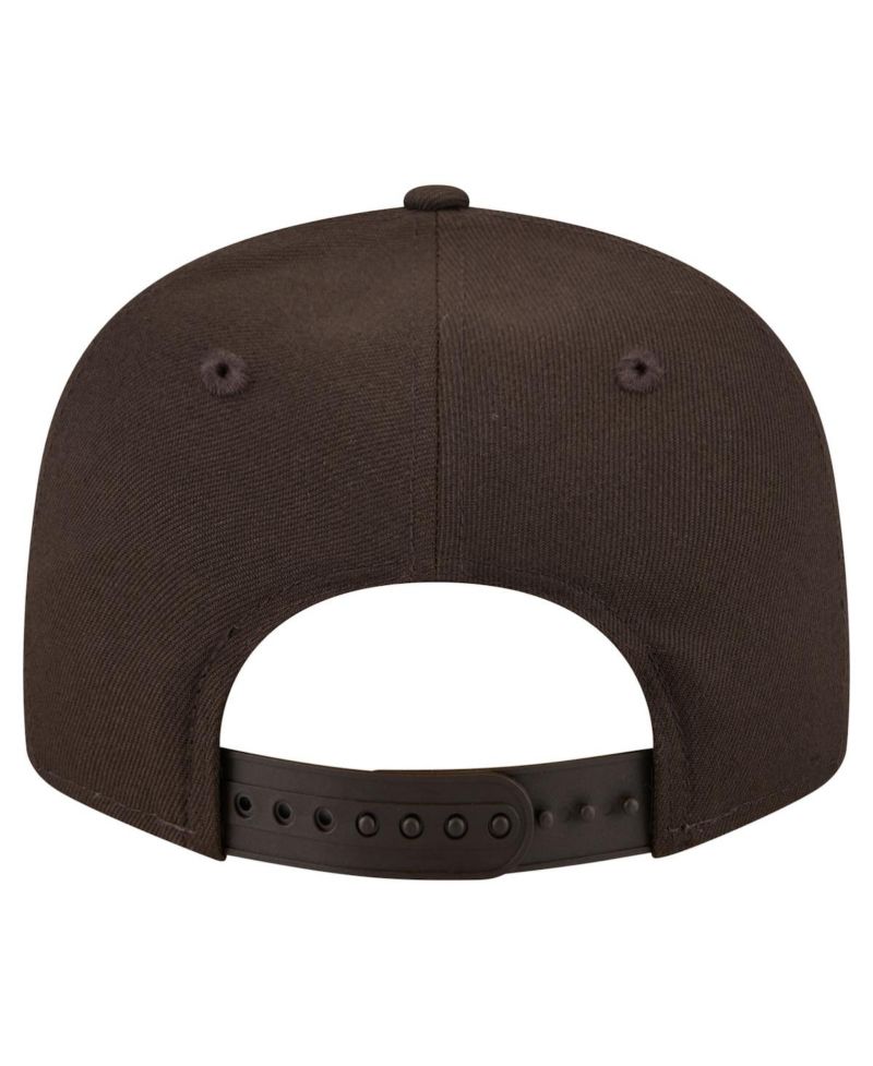 Men's Brown Cleveland Browns Core Team Script 9FIFTY Snapback Hat