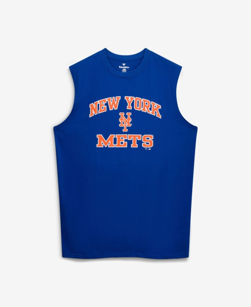 Men's Royal New York Mets Big & Tall Heart & Soul Muscle Tank Top