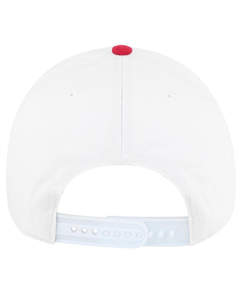 Men's White Alabama Crimson Tide Gridiron Clean Up Adjustable Hat