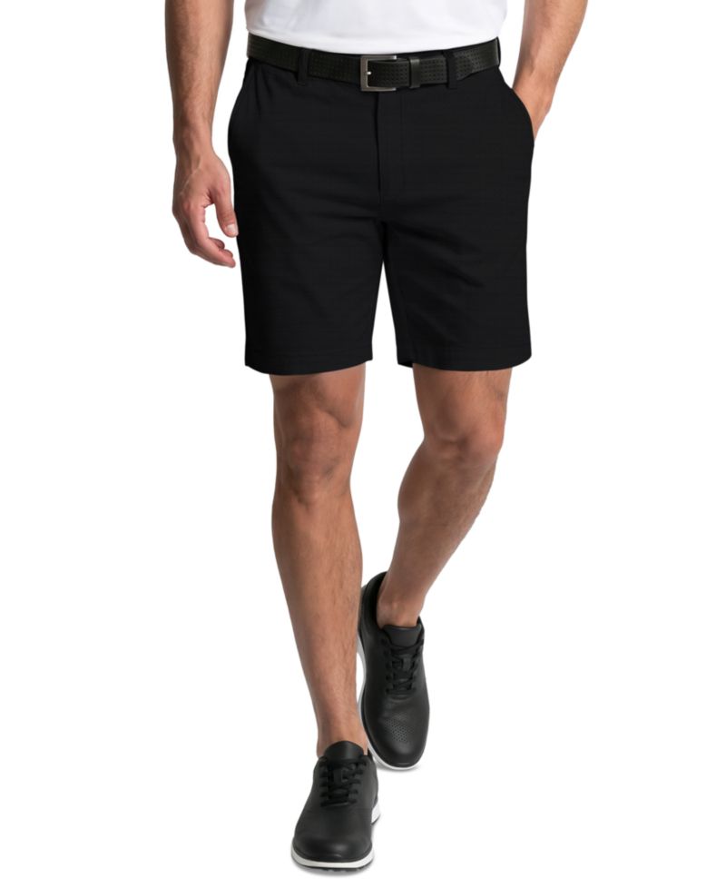 Men's Herringbone Moisture-Wicking Shorts, 8" Inseam