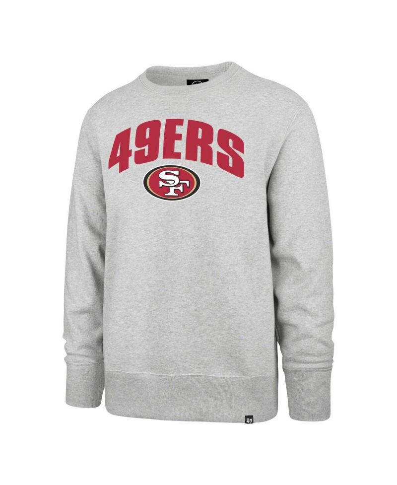Men's Gray San Francisco 49ers Headline Pullover Sweatshirt