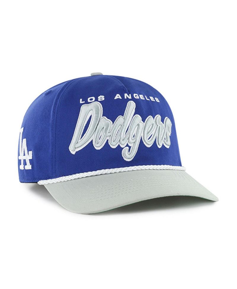 Men's Royal Los Angeles Dodgers Drop Shadow Rope Hitch Adjustable Hat