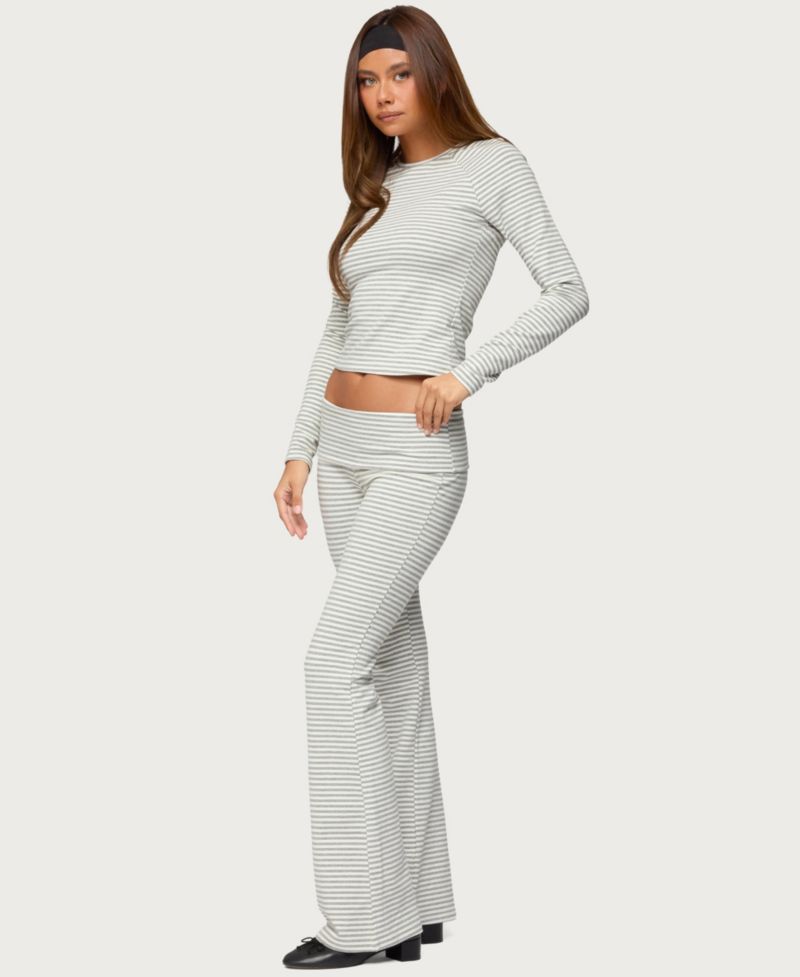 Women's Kaeli Stripey Long Sleeve T Shirt