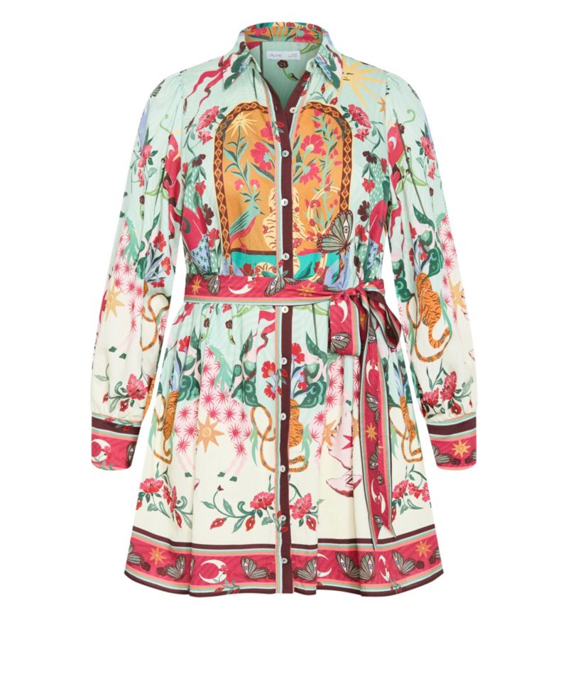 Women's Ezra Dreamscape Print Mini Dress