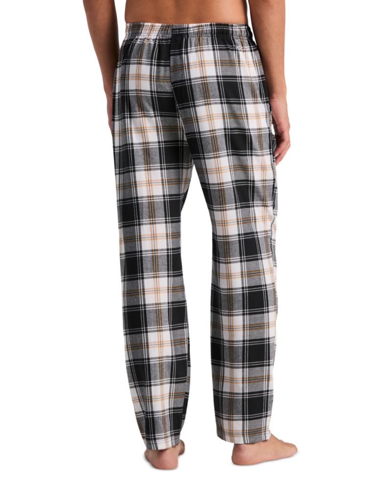 Men's Flannel Plaid Drawstring Sleep Pants
