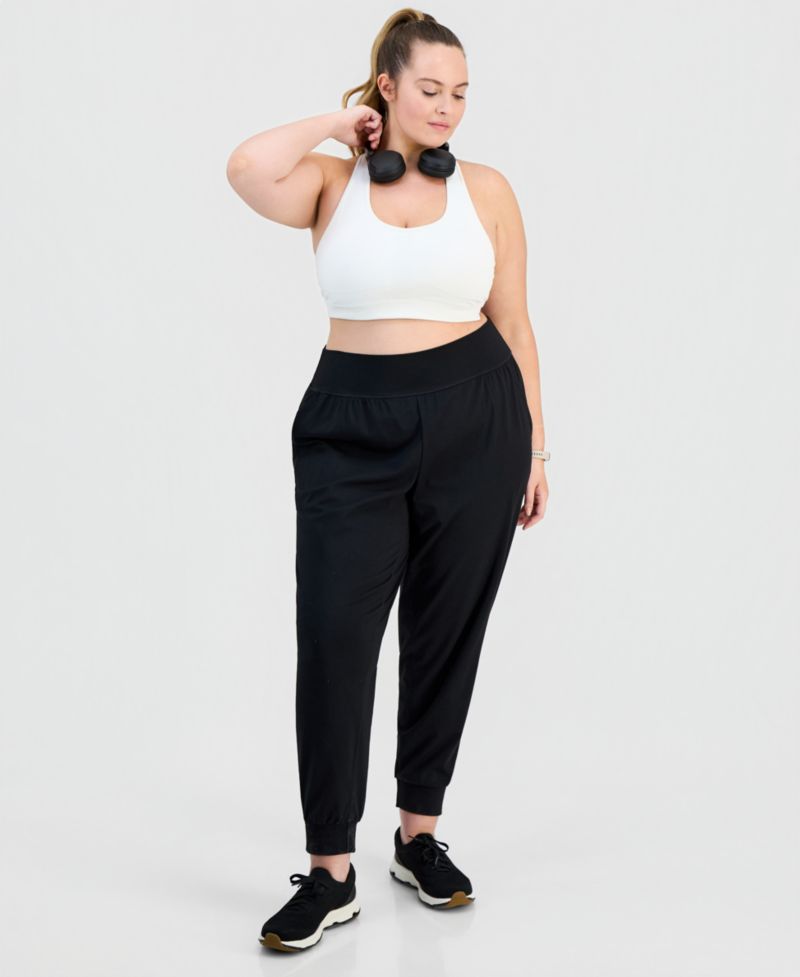 Plus Size Studio Ankle Jogger Pants