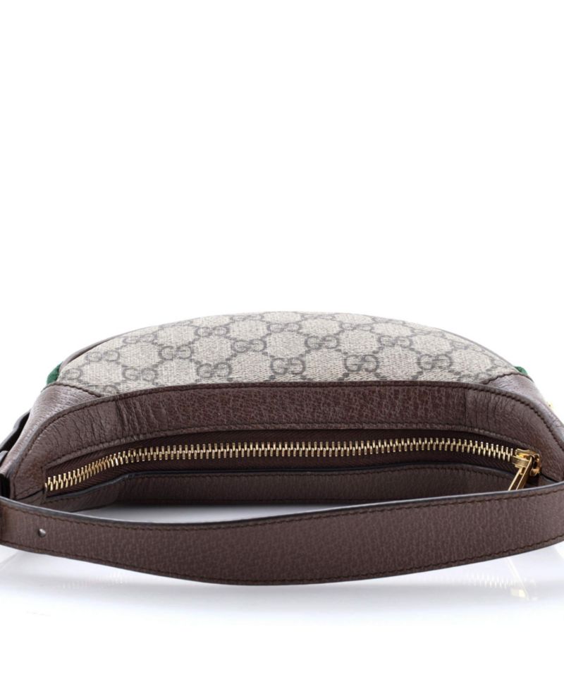 Mini Ophidia Half Moon Bag GG Coated Canvas