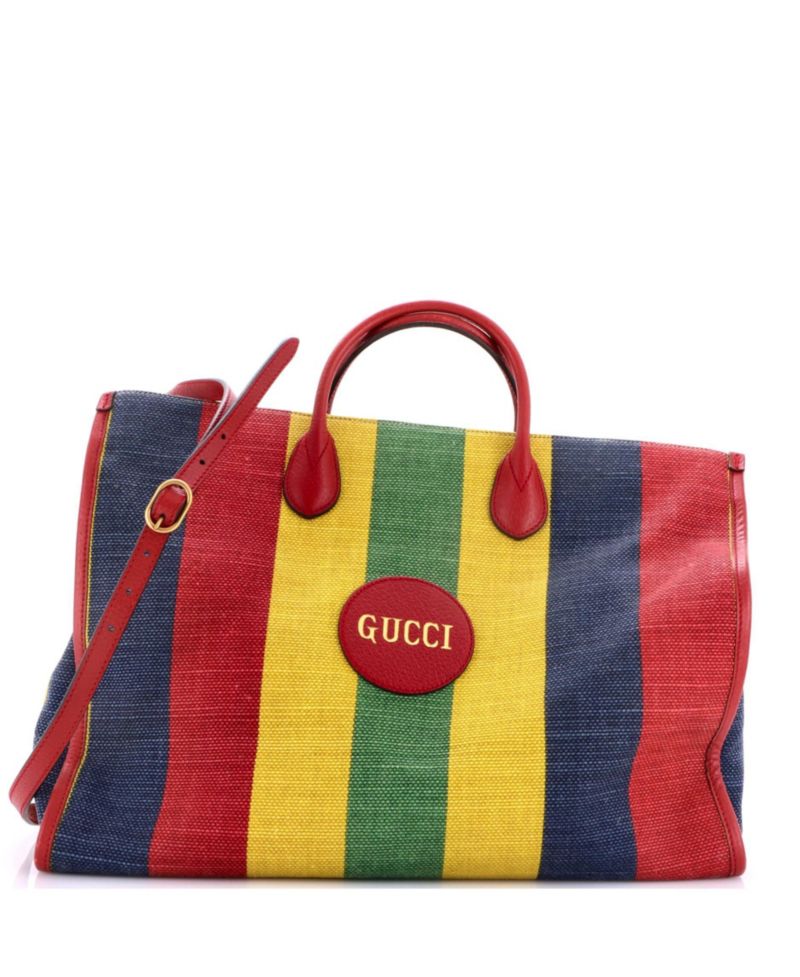 Baiadera Tote Striped Canvas