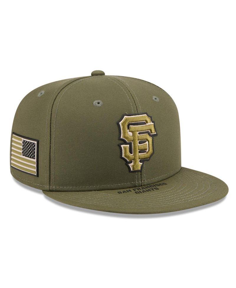 Men's Olive San Francisco Giants 2026 Armed Forces Day 59FIFTY Fitted Hat