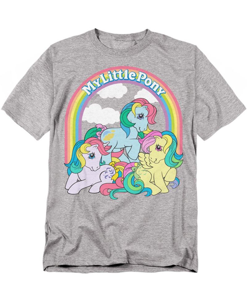 Big & Tall My Little Pony Retro Under The Rainbow T Shirt