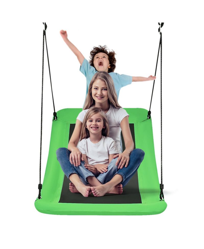 700lb Giant 60'' Platform Tree Swing for Kids and Adults