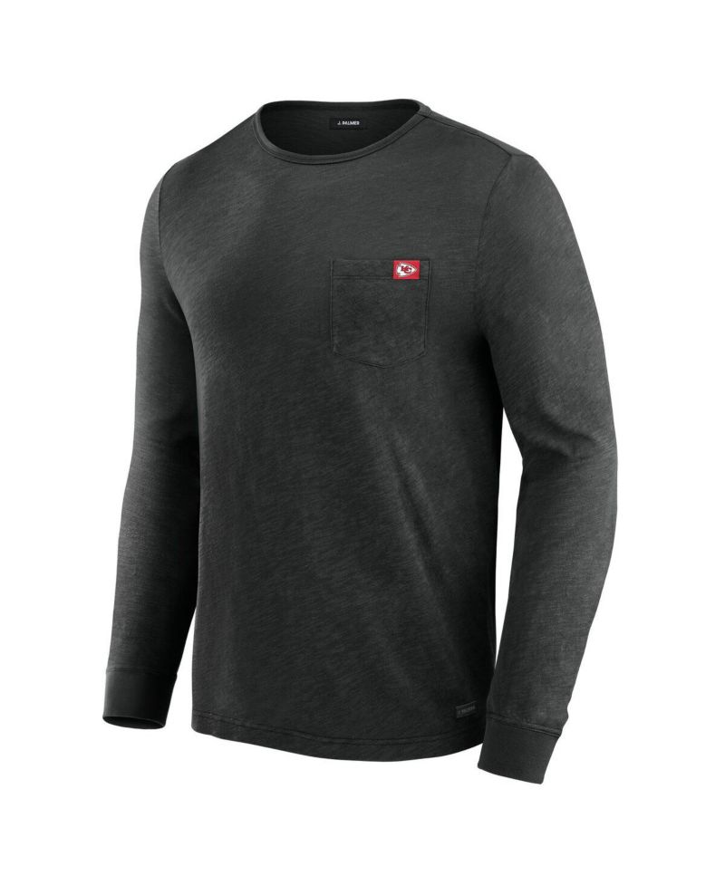 Men's Black Kansas City Chiefs In-The-Pocket Long Sleeve T-Shirt