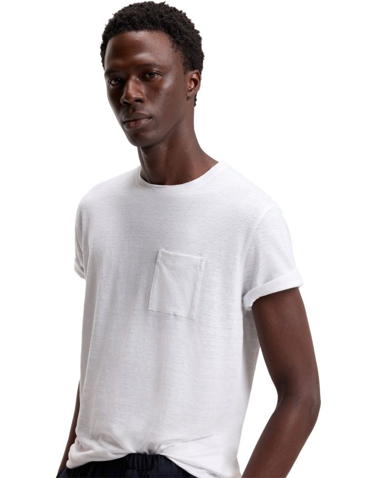 BECKHAM x BOSS Men's Linen T-Shirt