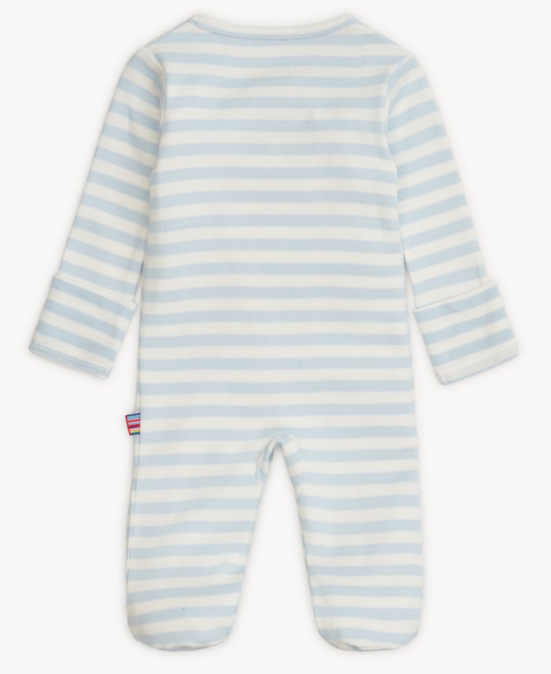 Baby Boys' and Girls' Long-Sleeve Striped Coverall