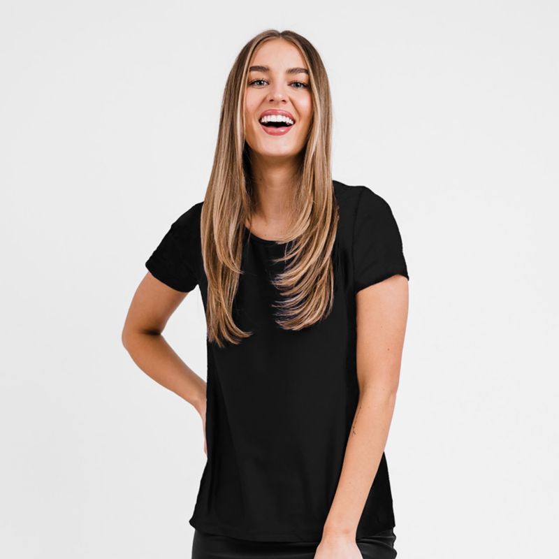 Women's Loose Fit Short Sleeve UPF 50+ Adele Swim Top