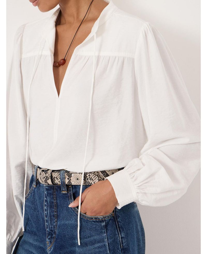 Women's Harlow Tie Front Detail Blouse