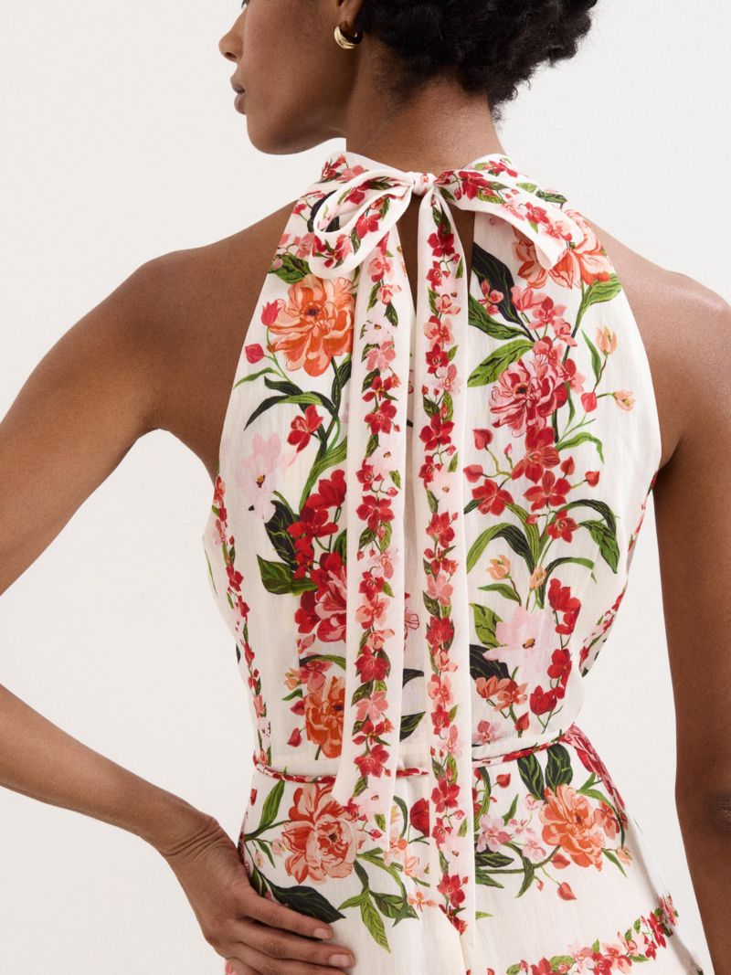 Women's Nita Halter Neck Floral Dress