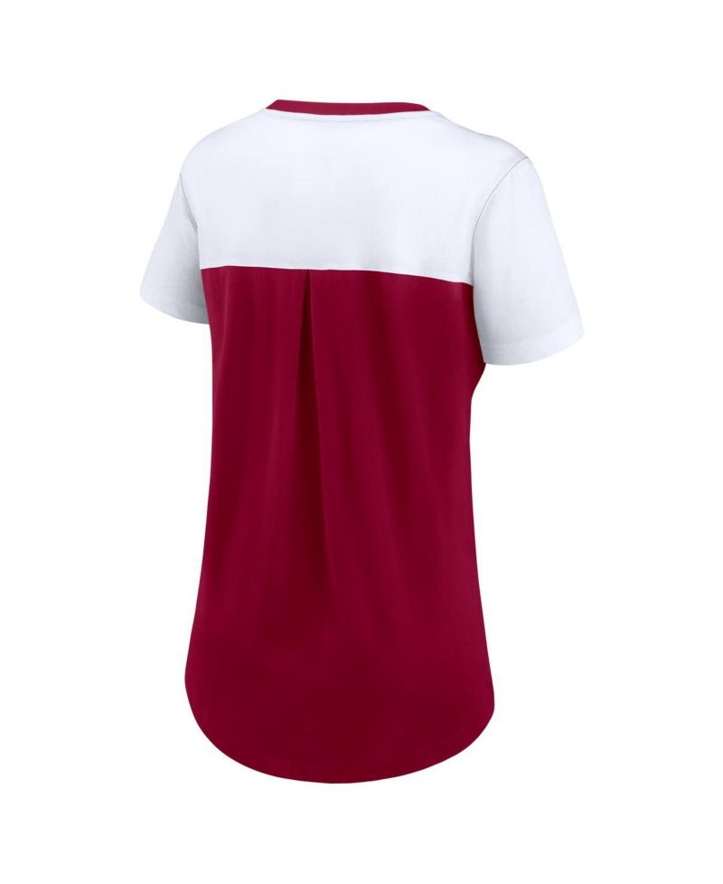 Women's Burgundy Washington Commanders Performance Fashion T-Shirt