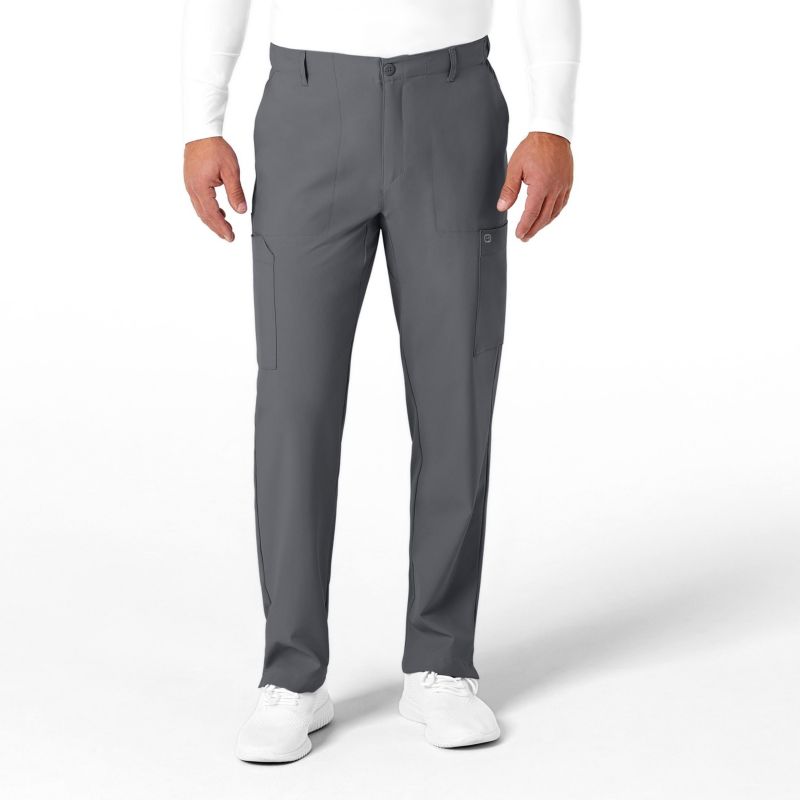Men's W123 Flat Front Cargo Scrub Pant Regular