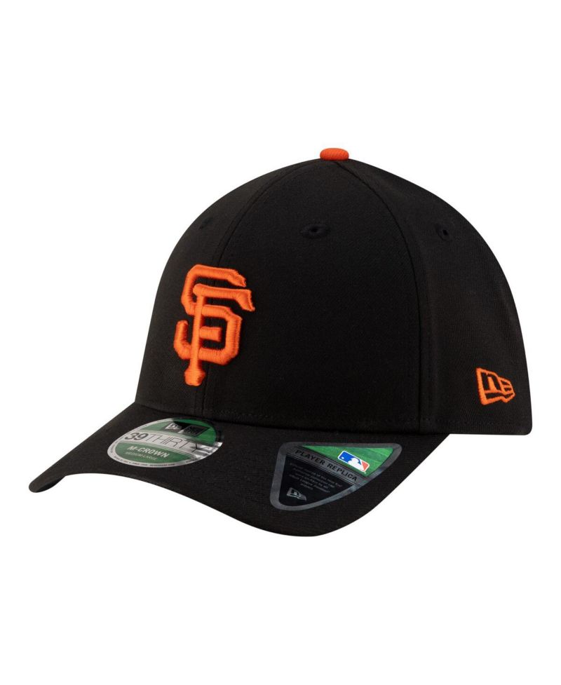 Men's Black San Francisco Giants Player Replica 39THIRTY M-Crown Flex Hat