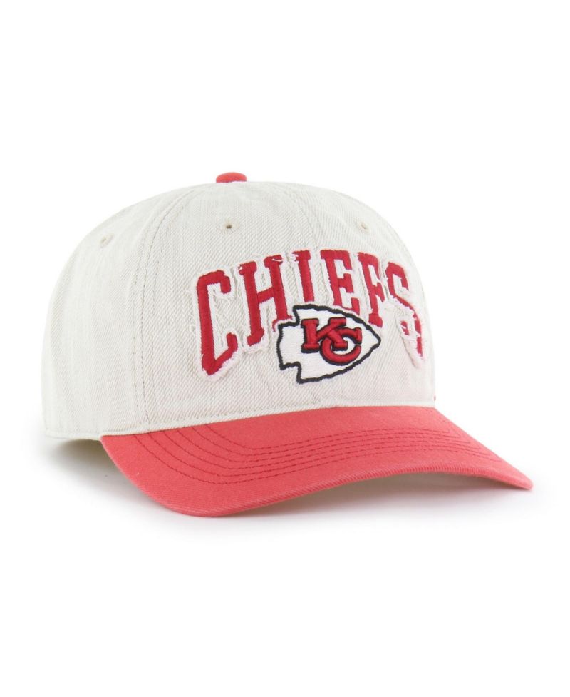 Men's '47 Natural Kansas City Chiefs Groton Franchise Fitted Hat