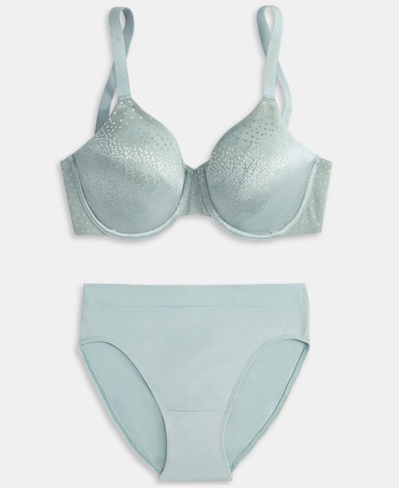 Women's Back Appeal Underwire Bra & B-Smooth Brief Underwear