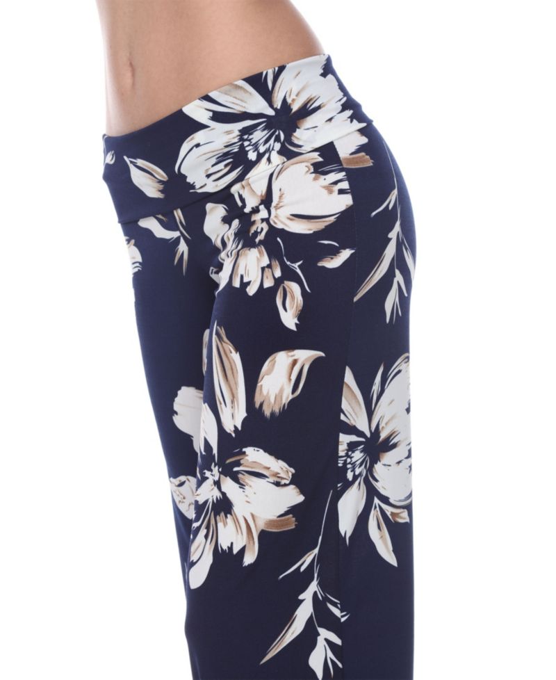 Flower Print Palazzo Pants
