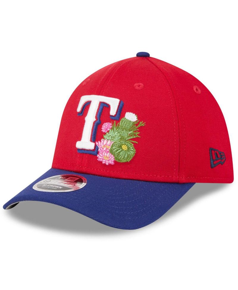 Men's Red/Royal Texas Rangers 2026 Spring Training M-Crown 39THIRTY Flex Hat
