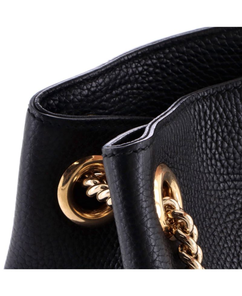 Medium Soho Chain Strap Shoulder Bag Leather