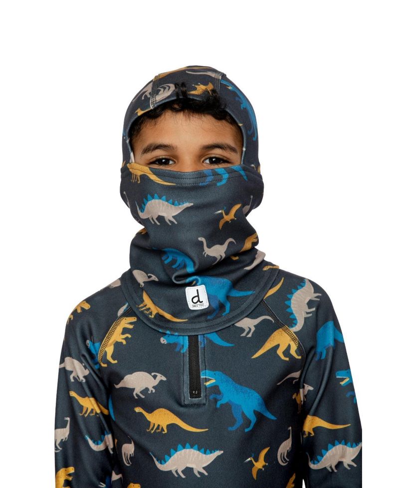 Little and Big Boy 10- 14 Brushed Jersey Balaclava Print